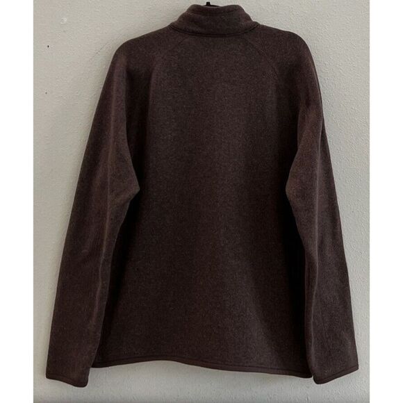 Patagonia Mens Sz Large Brown 1/4 Zip Better Sweater Fleece Jacket NWOT - Picture 2 of 8